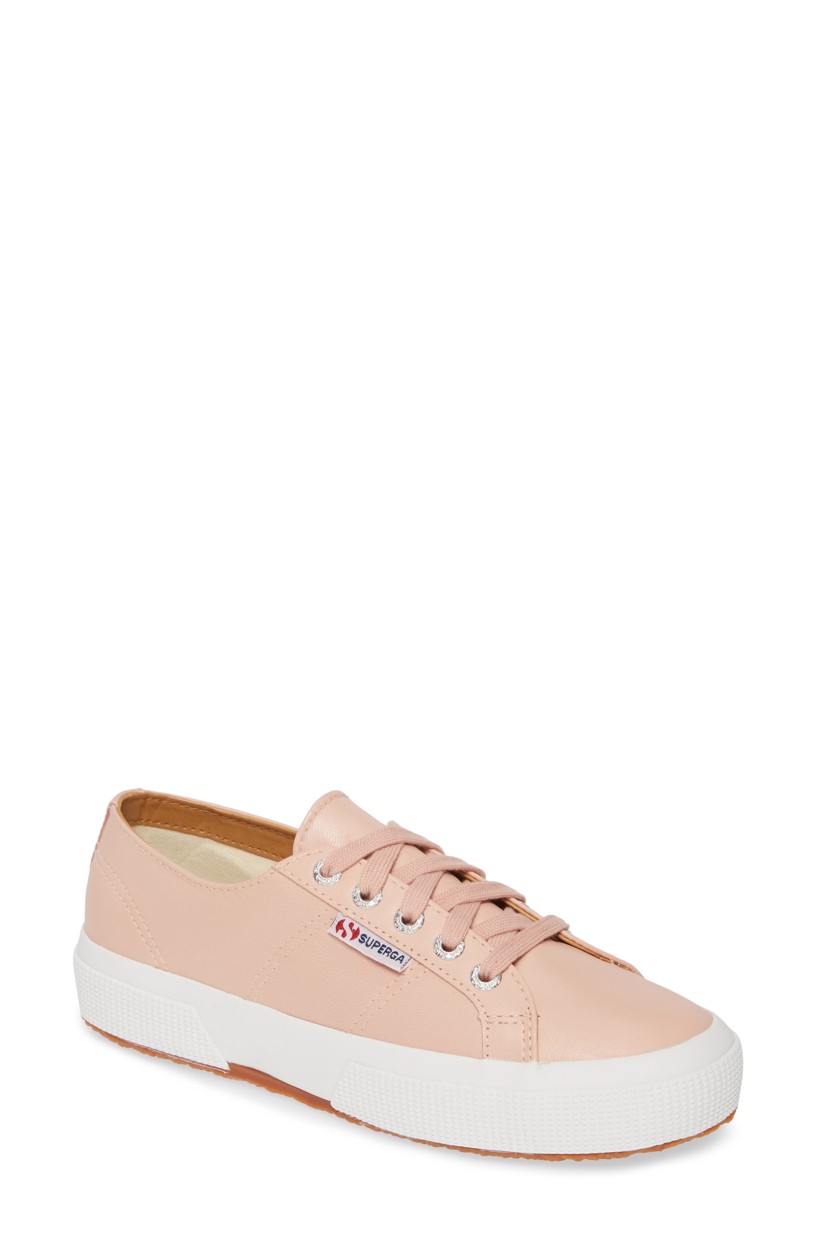 Superga 2750 Nappaleaw Sneaker, Main, color, Rose Mahogany