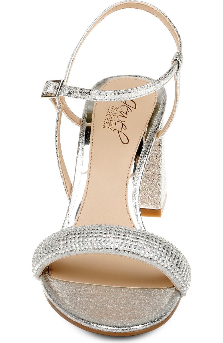 Jewel Badgley Mischka Earlene Block Heel Sandal, Alternate, color,