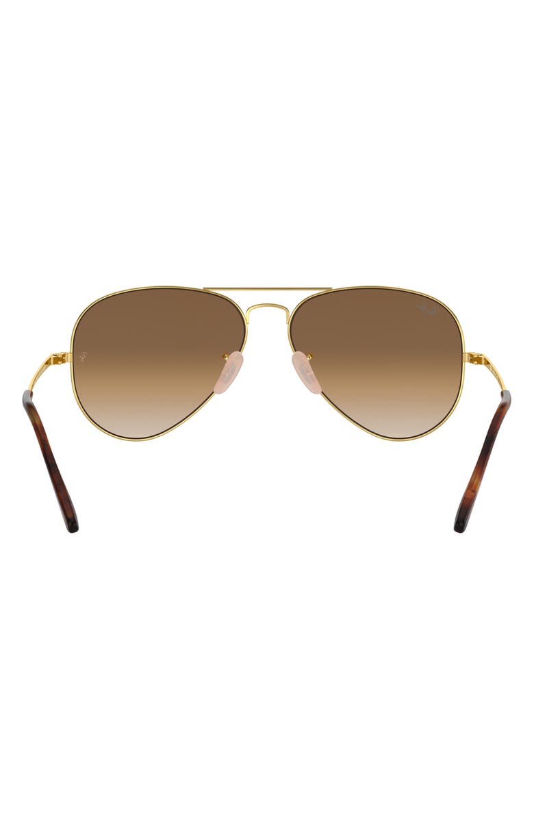 Ray-Ban 55mm Gradient Pilot Sunglasses, Alternate, color, 