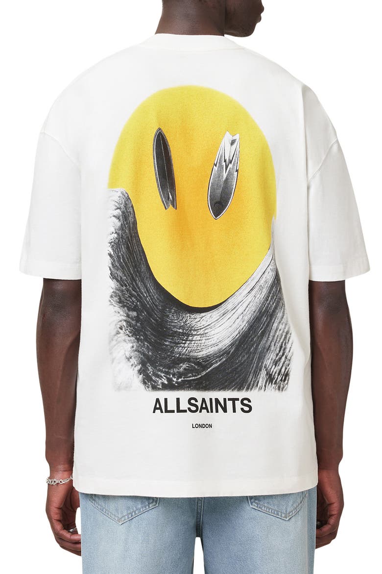 Party Wave Graphic T-Shirt, Alternate, color, CHALK WHITE