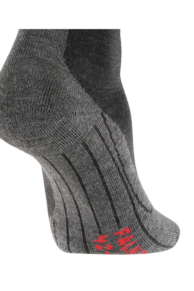 TK2 Explore Wool Silk Hiking Socks, Alternate, color, Anthracite Melange