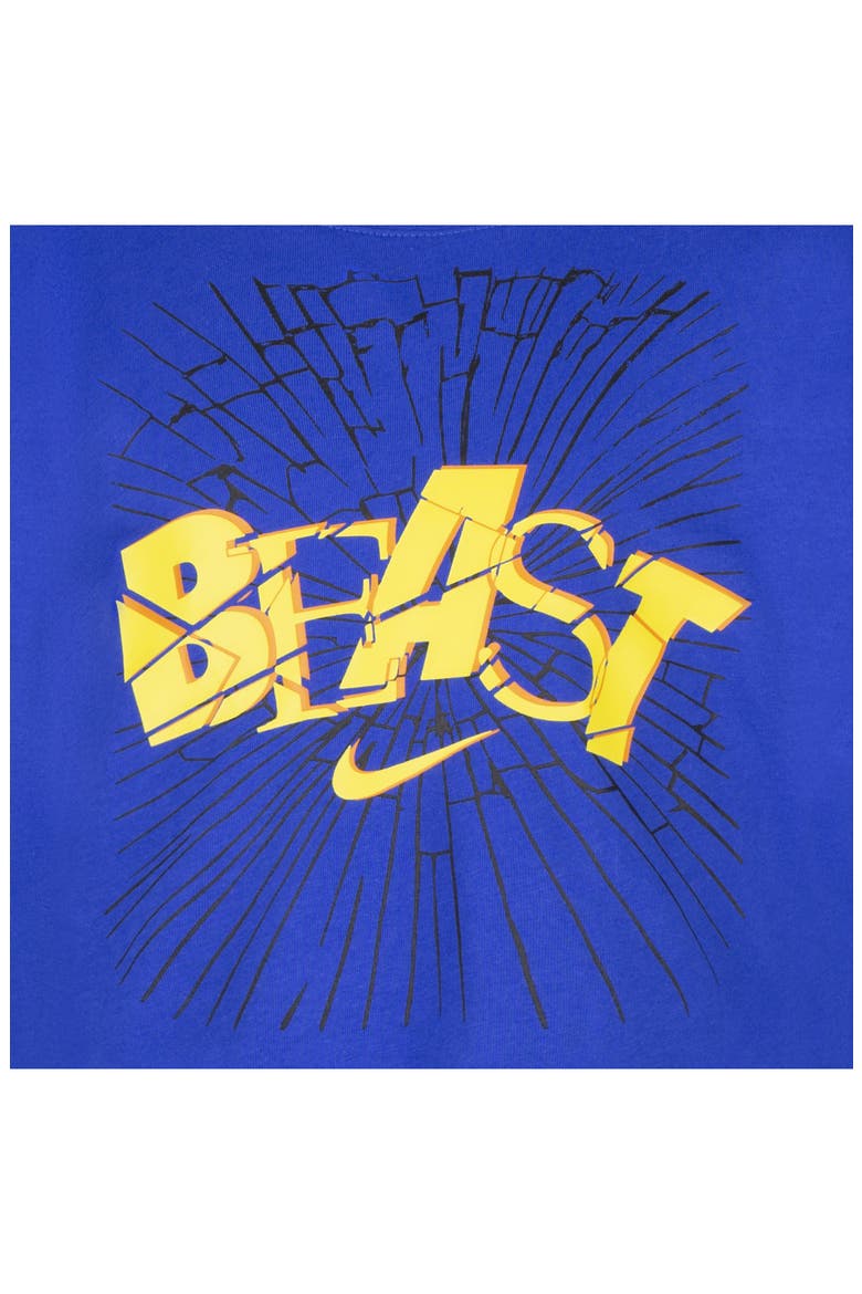 Kids' Beast Graphic Long Sleeved T-Shirt, Alternate, color, GAME ROYAL