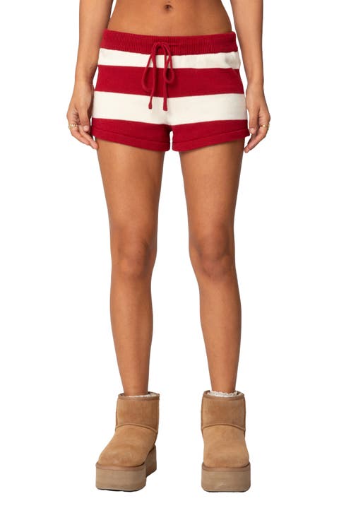 Riley Stripe Knit Shorts