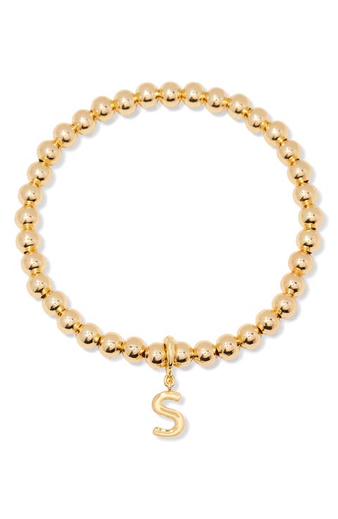 Makenna Initial Charm Bracelet