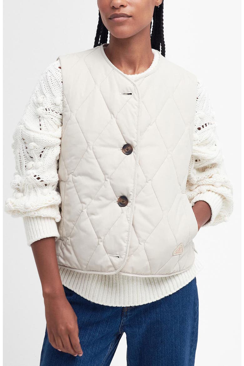 Kelley Quilted Vest, Main, color, FRENCH OAK