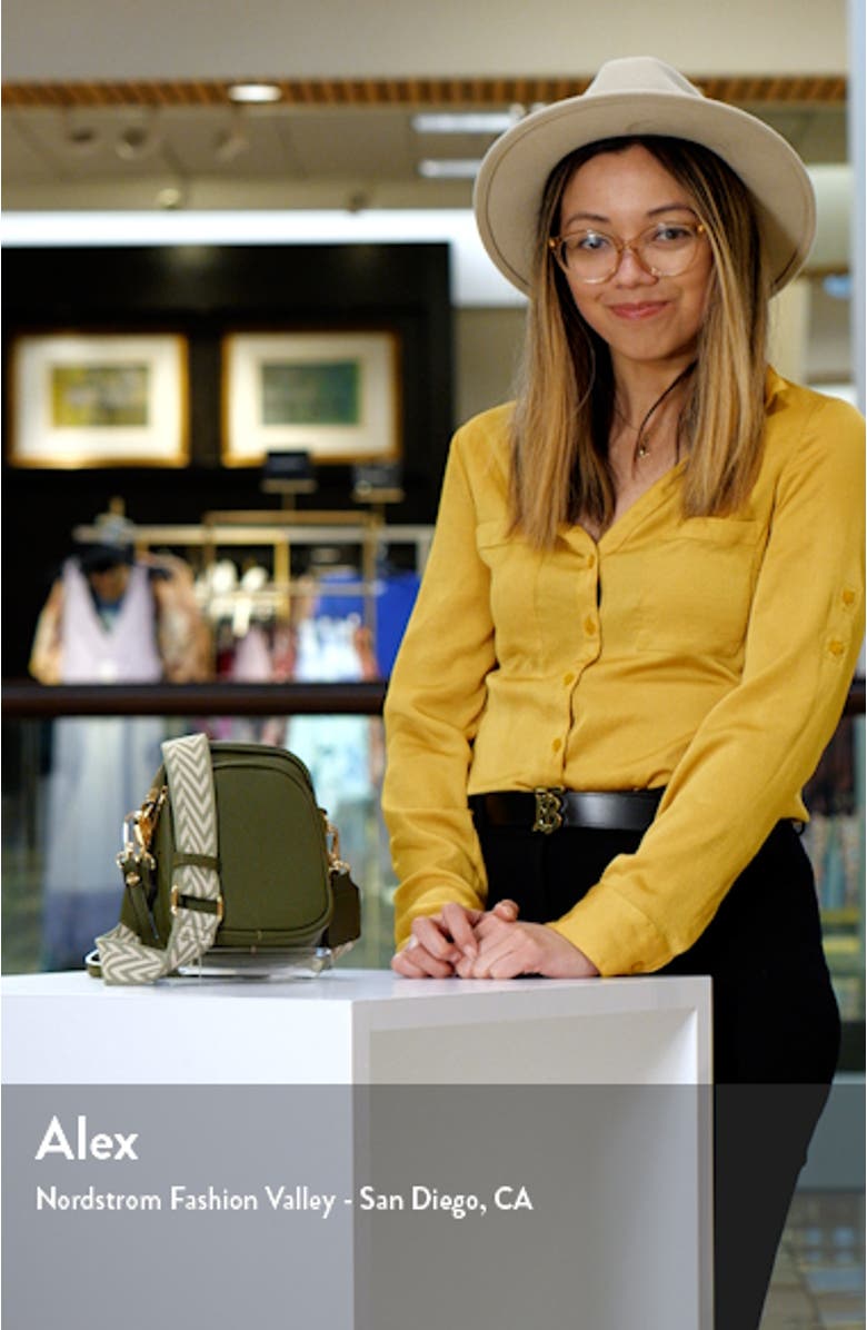 Josephine Recycled Vegan Leather Crossbody Bag, sales video thumbnail