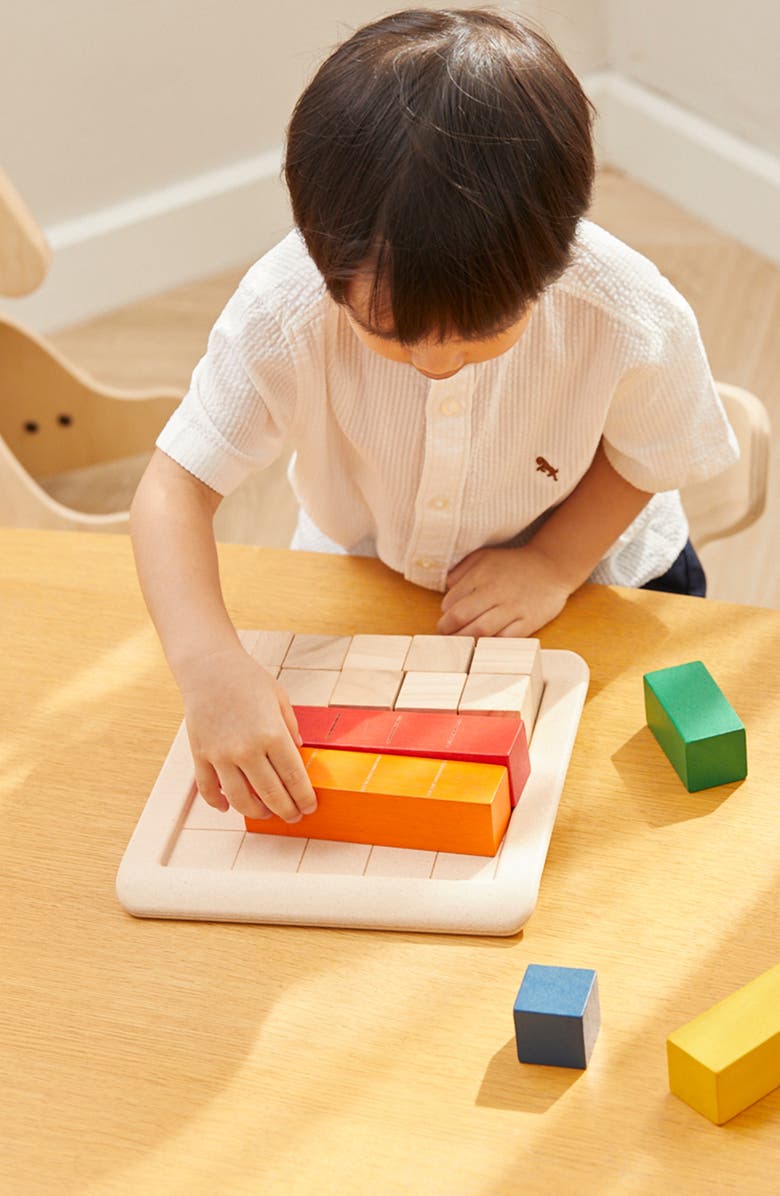PlanToys<sup>®</sup> Color Counting Block Playset, Alternate, color, Assorted