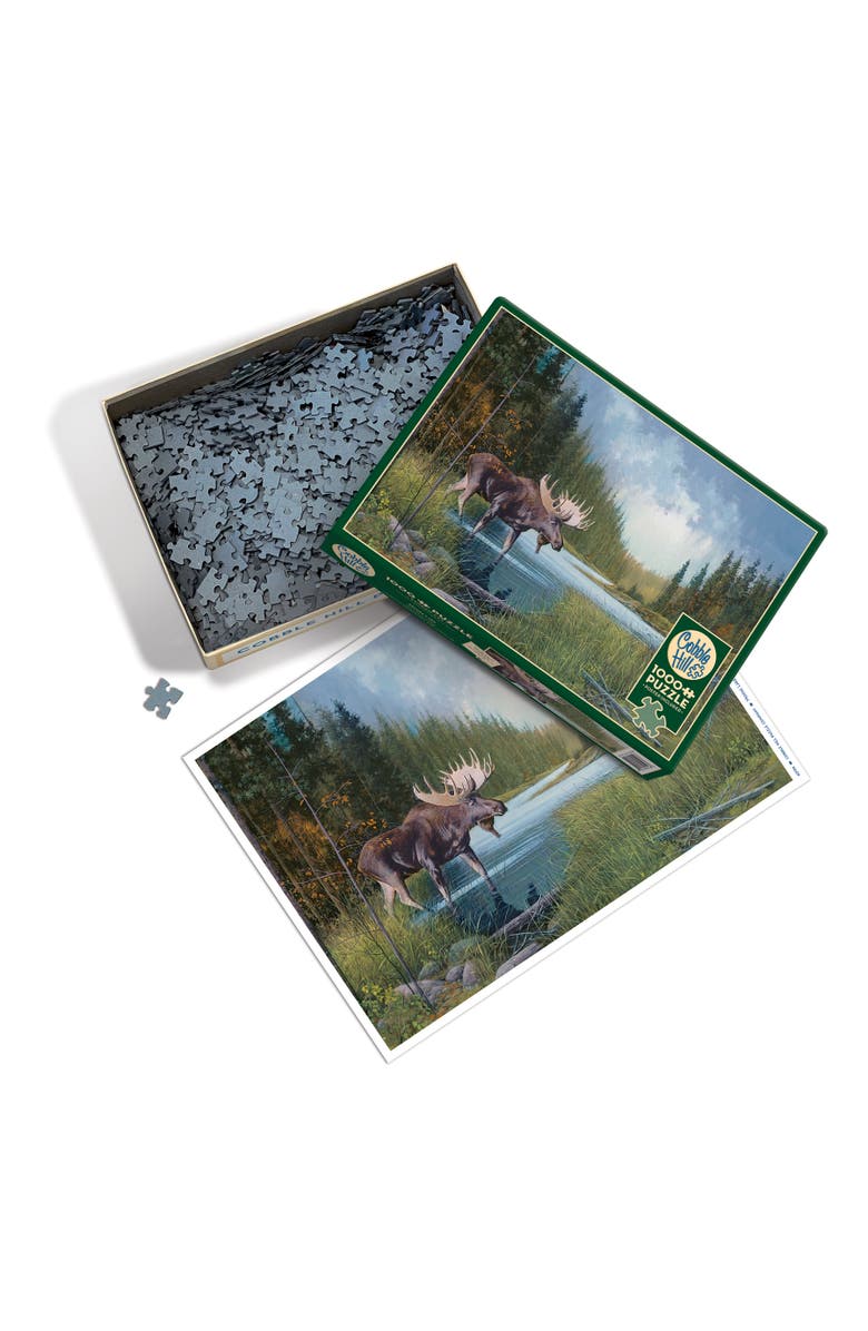 Cobble Hill Moose Lake 1000 Piece Puzzle, Alternate, color, Multicolored