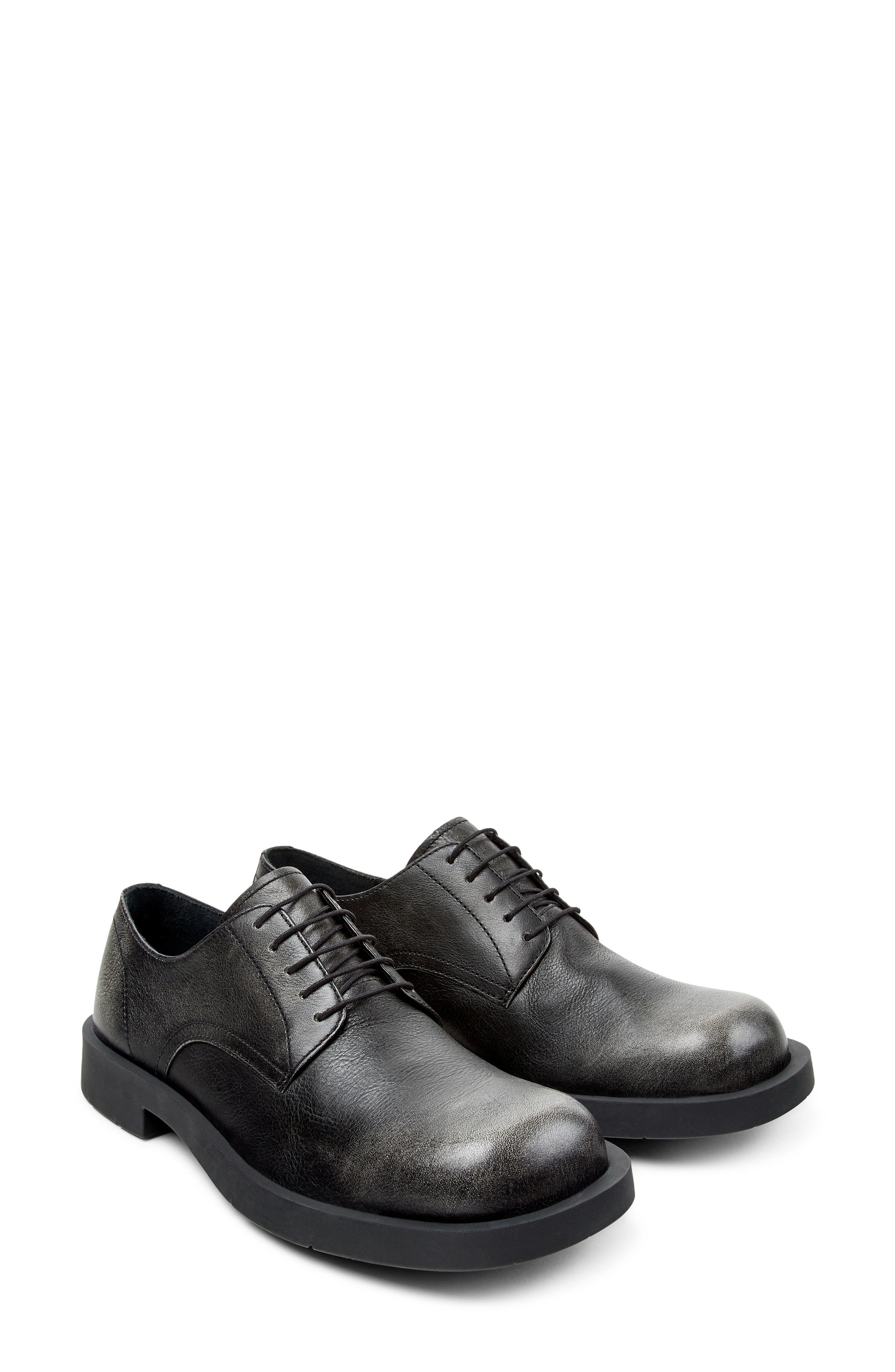 Mil Leather Derby, Main, color, BLACK MULTI