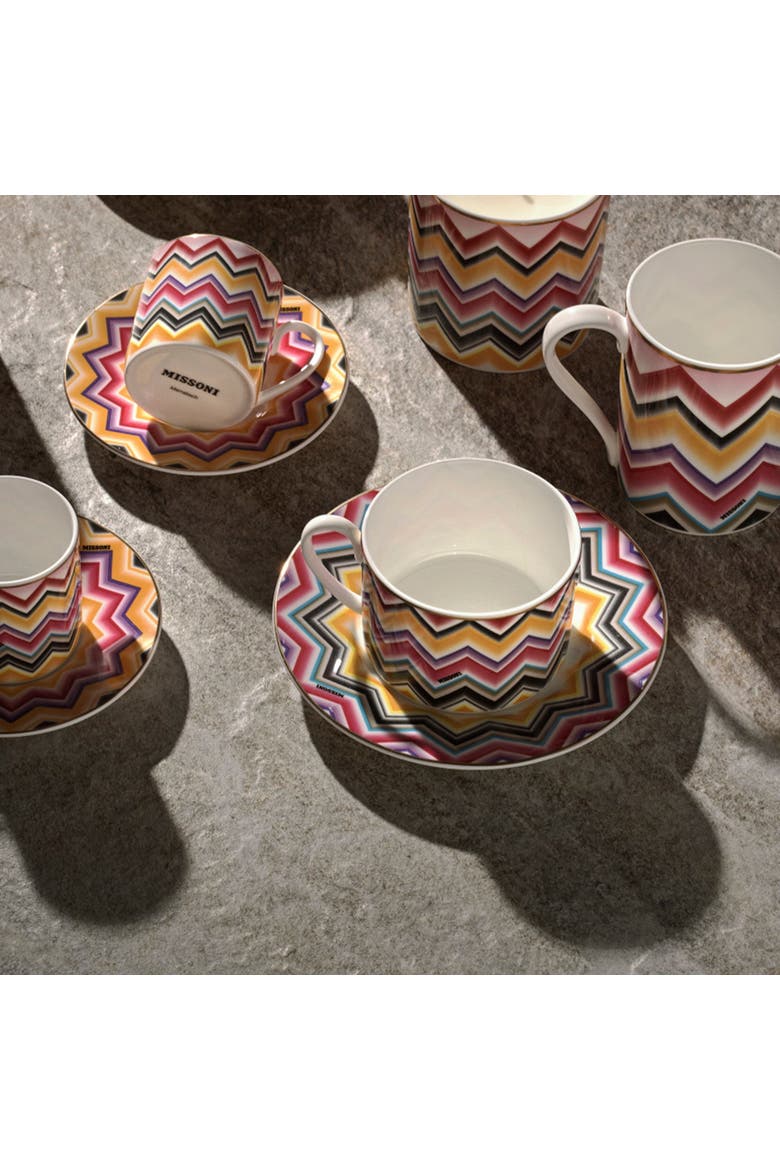 Coffee Cup & Saucer Set Of 2 In Luxury Box, Alternate, color, Red