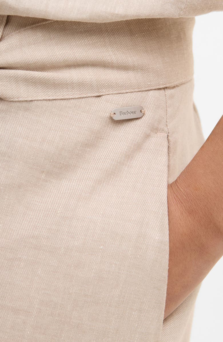 Barbour Gabby Linen Blend Maxi Skirt, Alternate, color, Mist