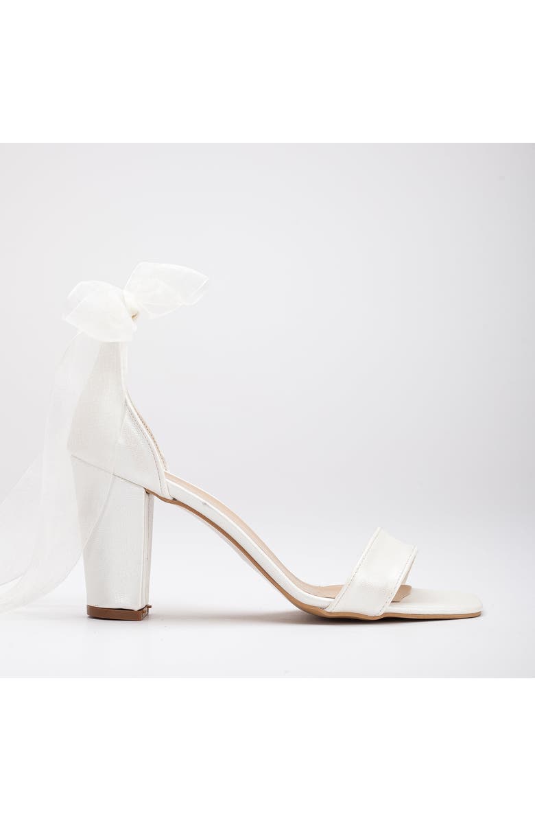 Forever & Always Shoes Ariadne High Heels Sandals with Ribbon, Main, color, Ivory