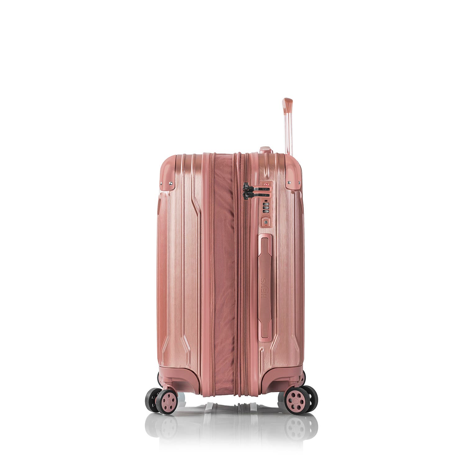 Heys Xtrak 21.5 Inch Carry-On Luggage, Alternate, color, Rose Gold