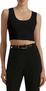 Favorite Daughter The Cutting It Loose Rib Crop Top