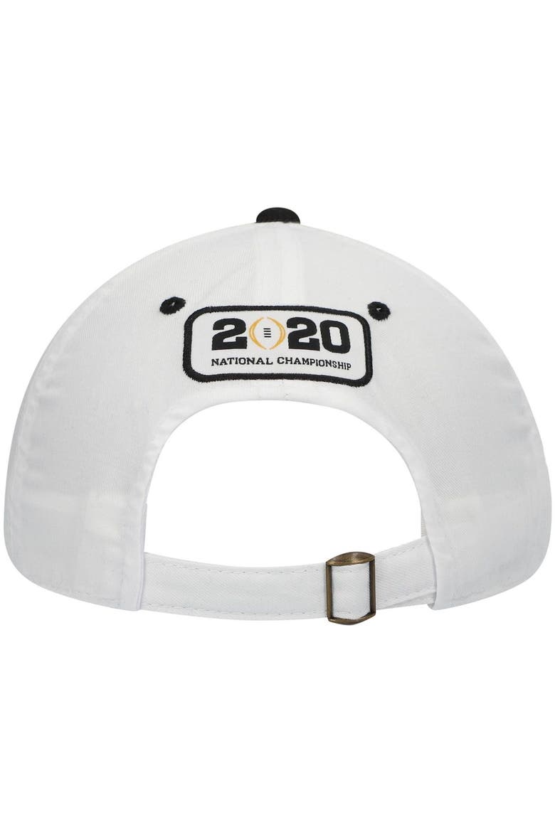 Men's Top of the World White LSU Tigers vs. Clemson Tigers Matchup Staple Two-Tone Adjustable Hat, Alternate, color, White