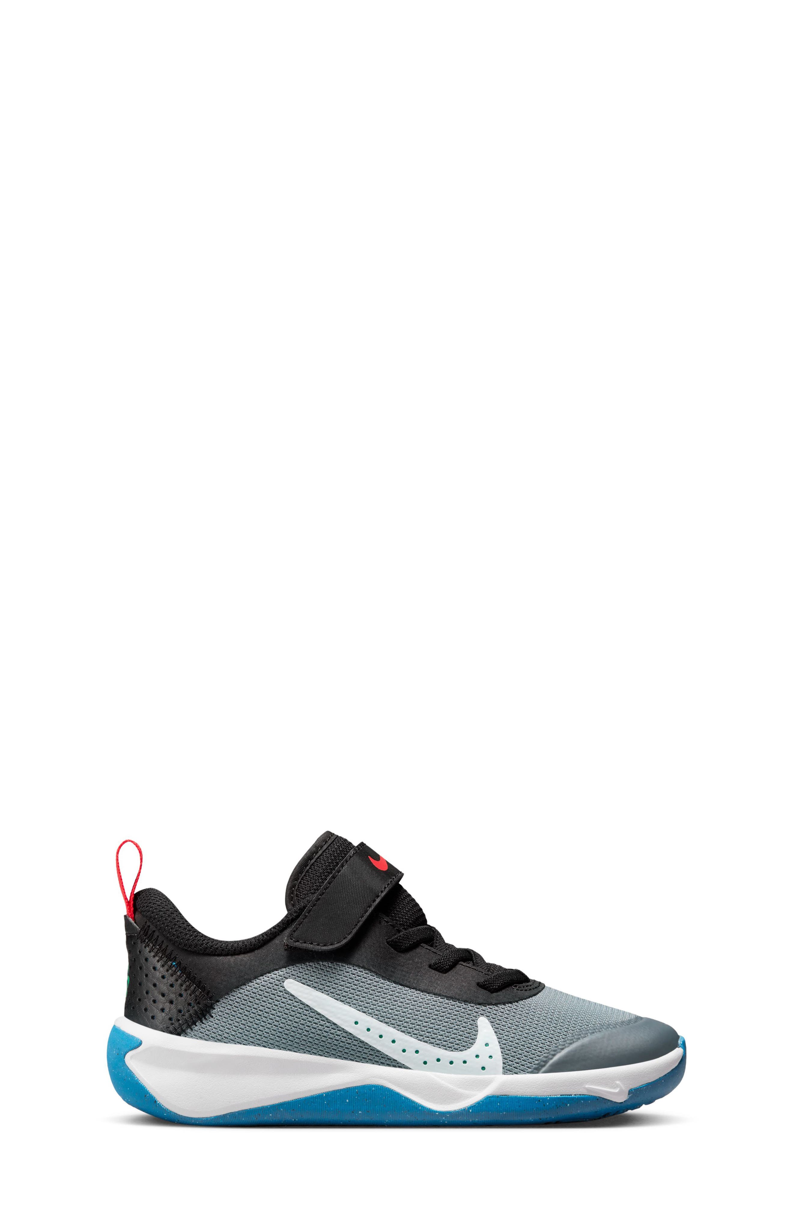 Kids' Omni Multi-Court Sneaker, Alternate, color, GREY/ BLUE/ BLACK/ CRIMSON