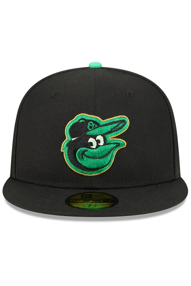 Men's New Era  Black Baltimore Orioles 2026 St. Patrick's Day 59FIFTY Fitted Hat, Alternate, color, Black