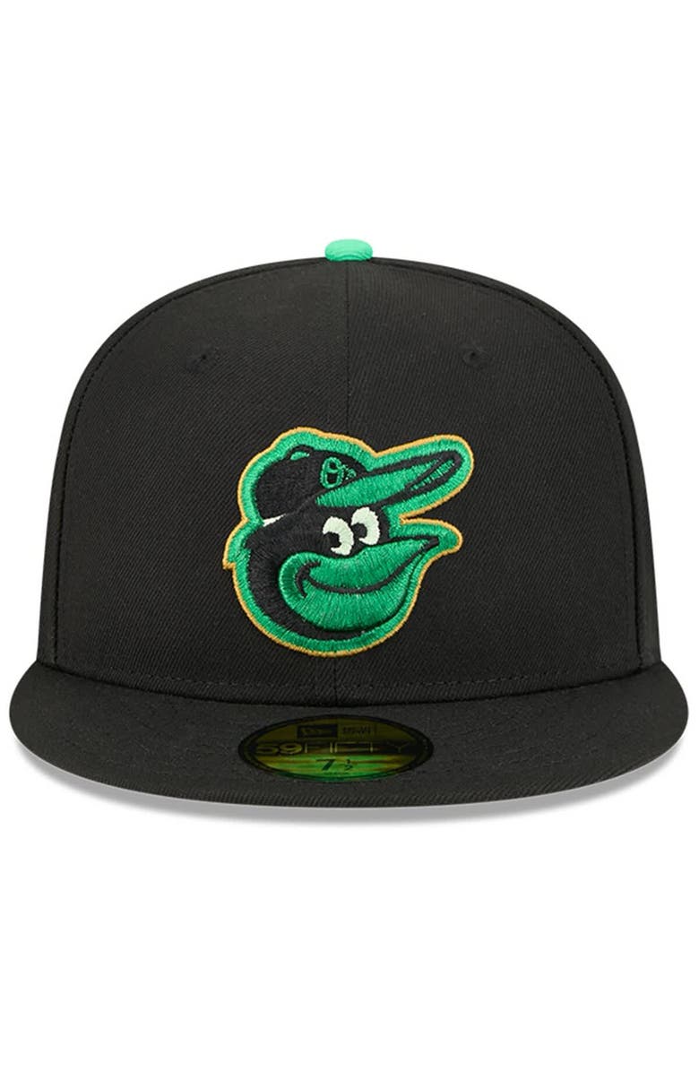New Era Men's New Era  Black Baltimore Orioles 2026 St. Patrick's Day 59FIFTY Fitted Hat, Alternate, color, Black