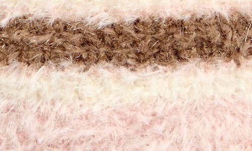 The Accessory Collective Kids' Stripe Beanie In Neutral