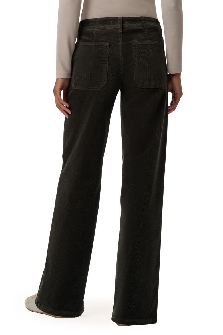 Wide Leg Corduroy Pants, Alternate, color, FOREST