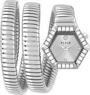 PHILIPP PLEIN $nake Hexagon Crystal Bracelet Watch, 28mm