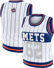 WEAR by Erin Andrews Women's WEAR by Erin Andrews White New York Mets Sporty Tank Top