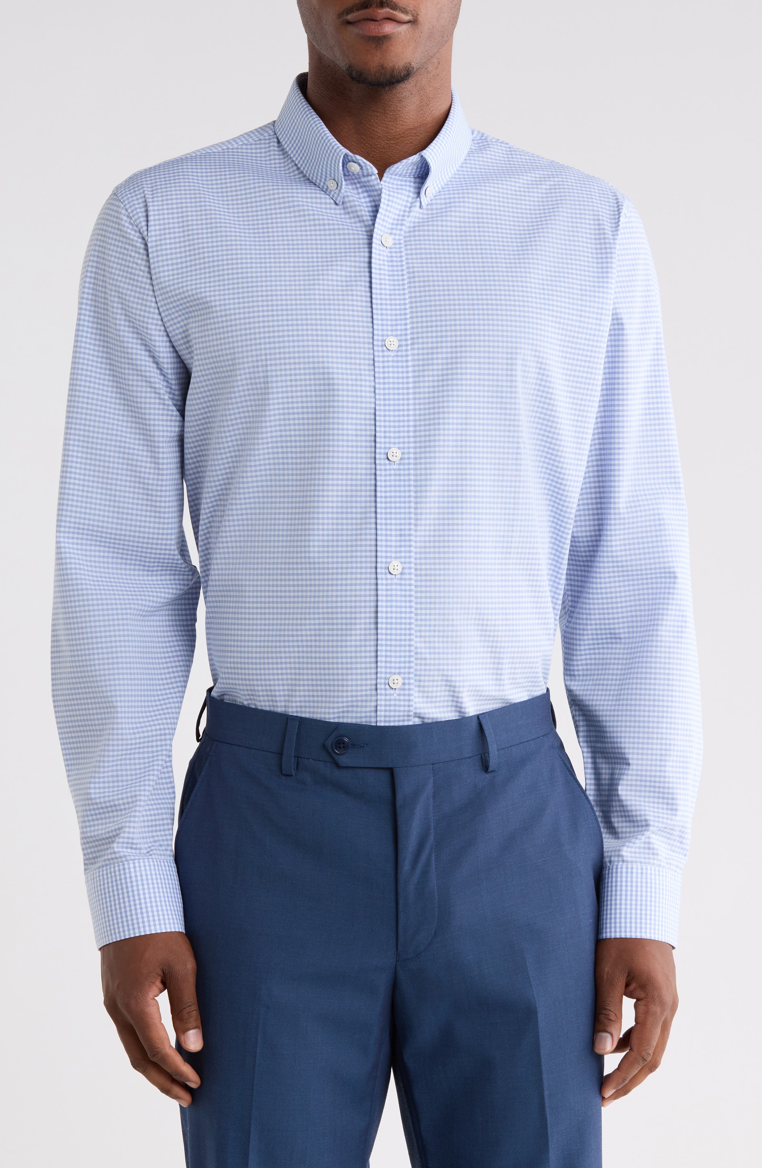 Slim Fit Roberson Check Dress Shirt