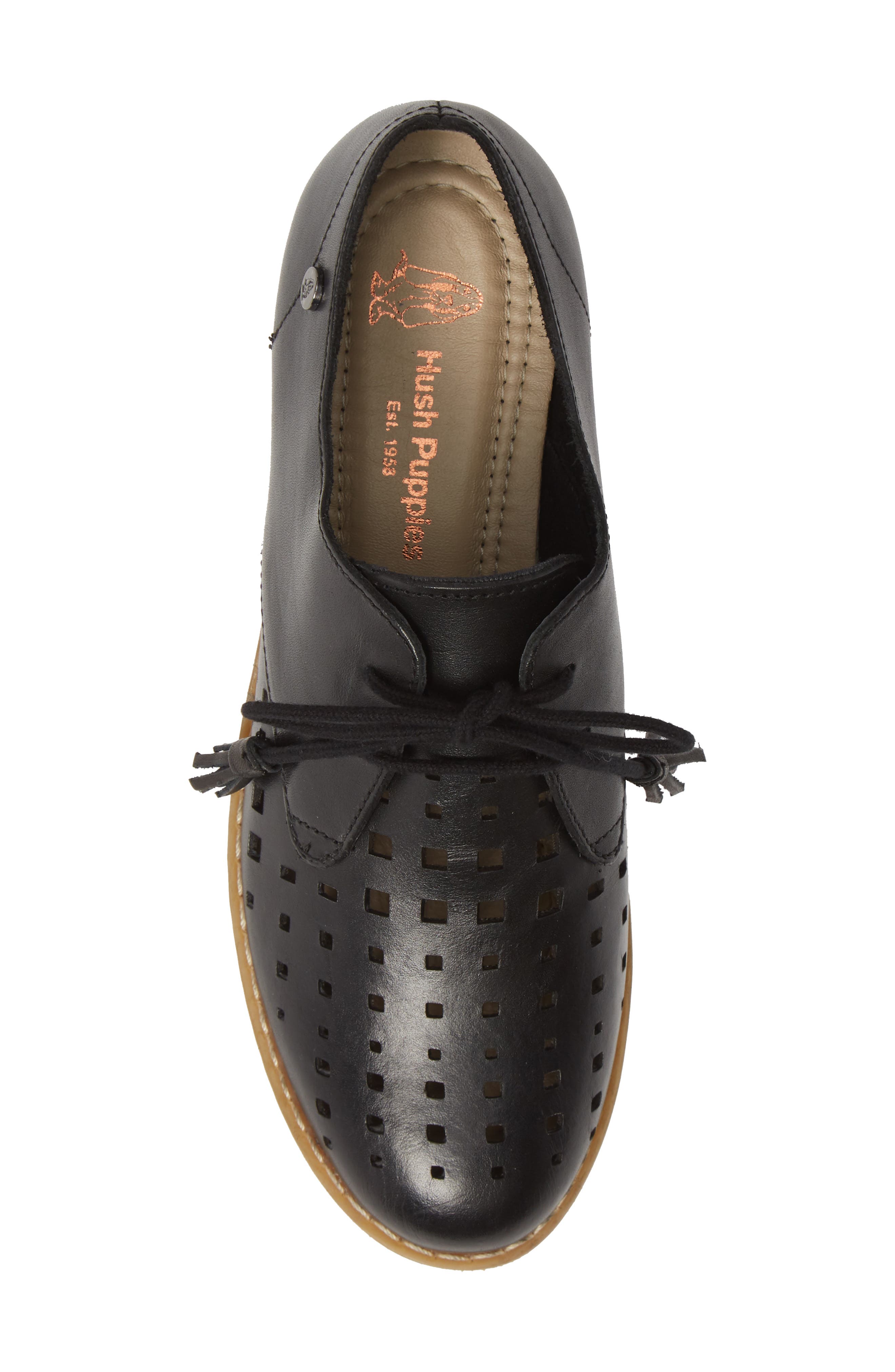 Hush Puppies<sup>®</sup> Chardon Perforated Derby, Alternate, color, 