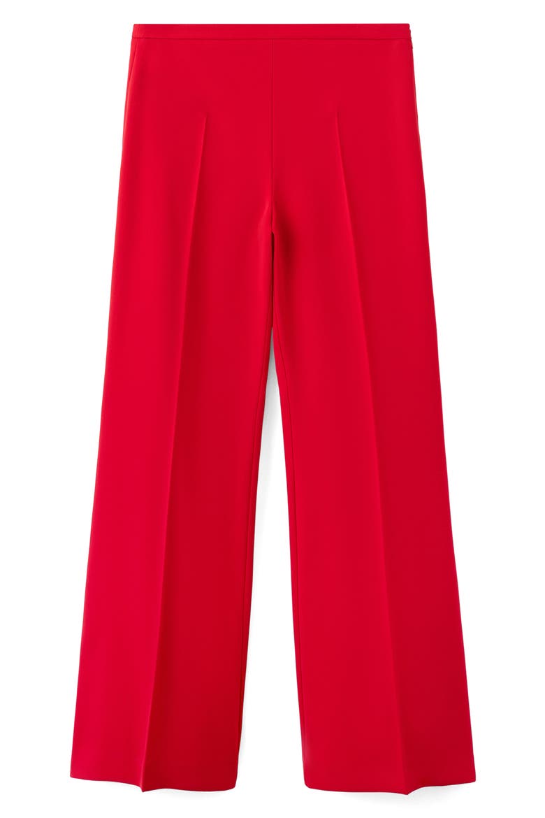 High Waist Pants, Alternate, color, RED