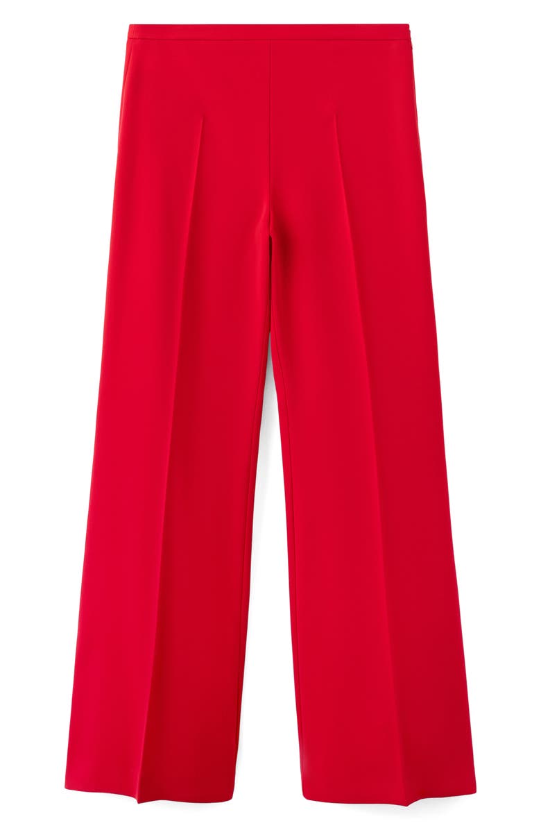 MANGO High Waist Pants, Alternate, color, Red