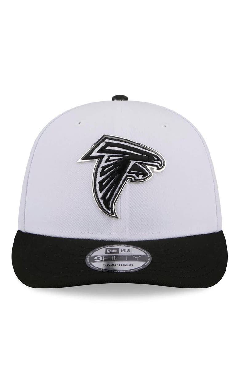New Era Men's New Era  White/Black Atlanta Falcons 2026 NFL Draft Pre-Curved 9FIFTY Snapback Hat, Alternate, color, White