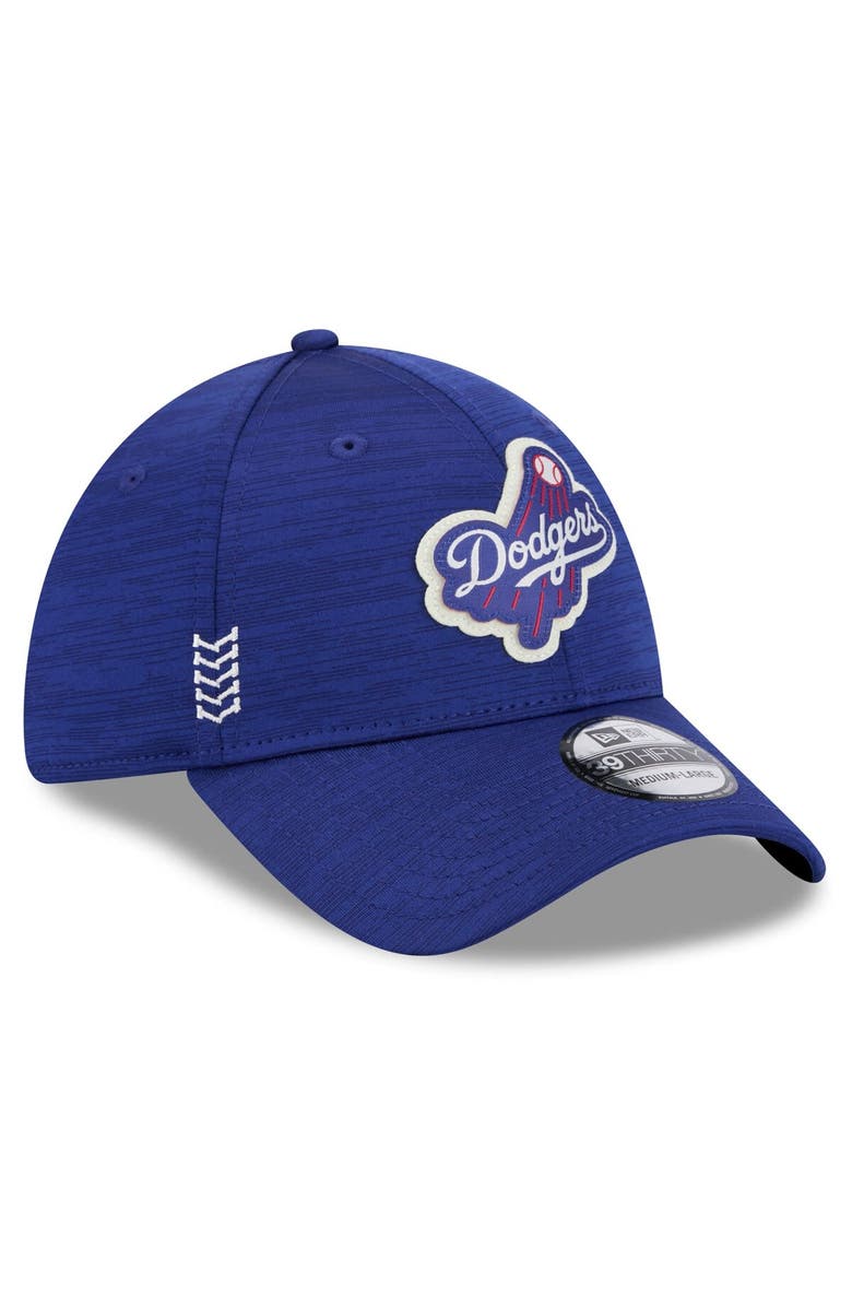 New Era Men's New Era Royal Los Angeles Dodgers 2024 Clubhouse 39THIRTY Flex Fit Hat, Alternate, color, Royal