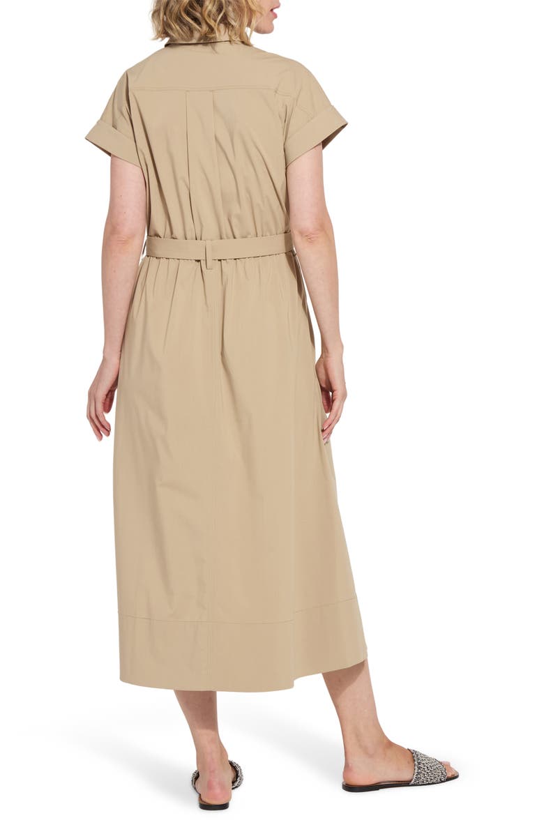 Lysse Thalassa Tie Waist Shirtdress, Alternate, color, 