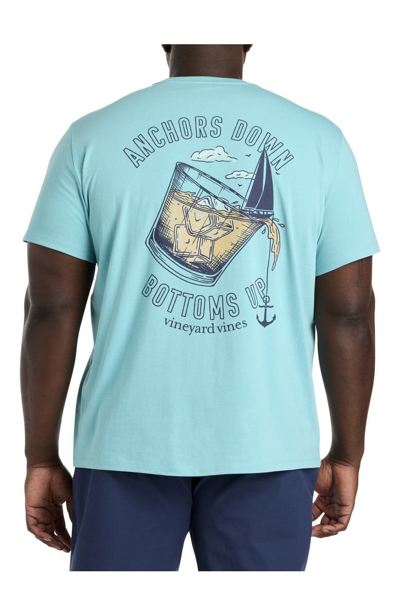 vineyard vines Big & Tall Anchors Down Bottoms Up Graphic Tee, Alternate, color,