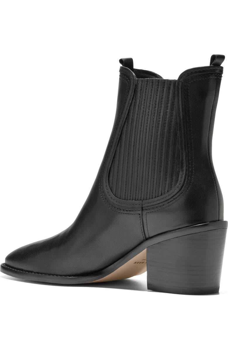 Cole Haan Janelle Chelsea Boot, Alternate, color, Black Leather