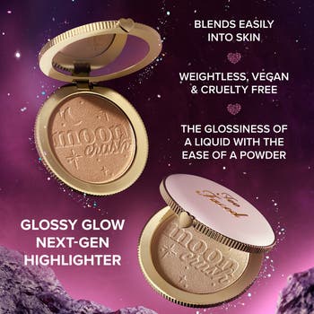 Moon Crush Glossy Glow Highlighter Powder | Too Faced