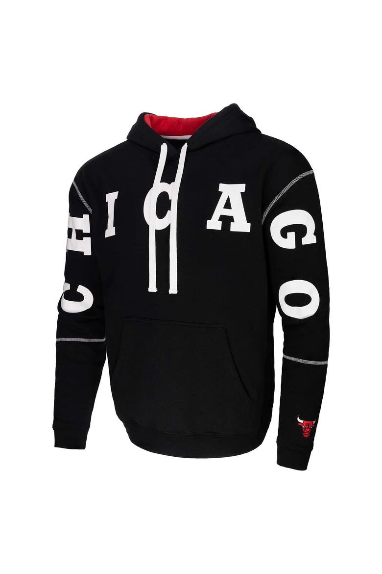Unisex Black Stadium Essentials Chicago Bulls Monument Pullover Hoodie, Alternate, color, Black