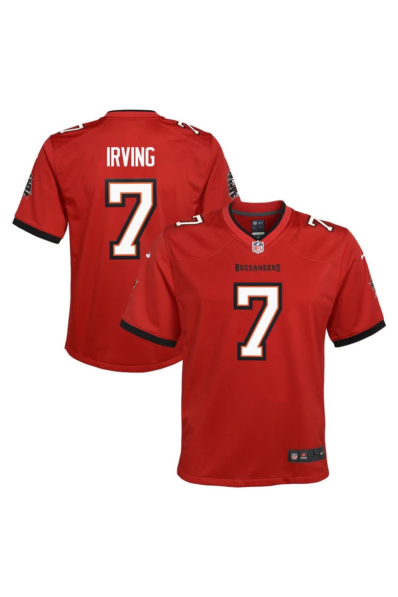 Youth Nike Bucky Irving Red Tampa Bay Buccaneers Team Game Jersey, Alternate, color, Red