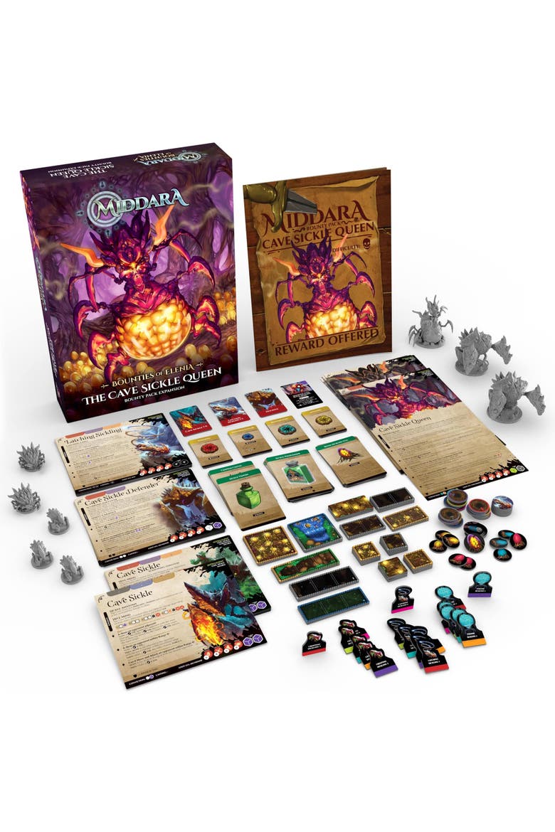 Cave Sickle Queen, Bounty Pack Expansion, 8 Plastic Miniatures, Main, color, Multicolored