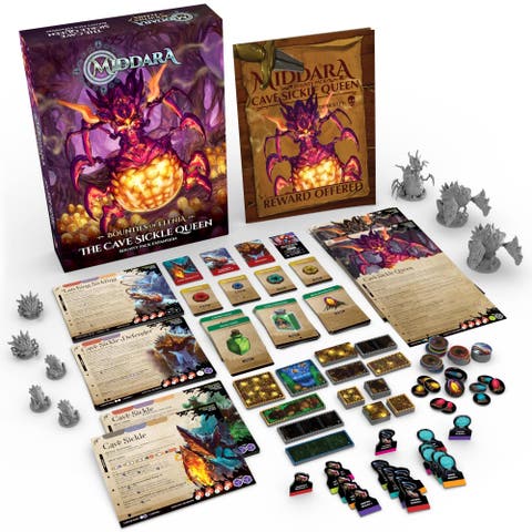 Cave Sickle Queen, Bounty Pack Expansion, 8 Plastic Miniatures