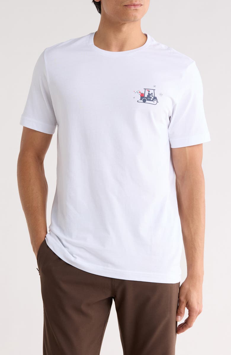 TravisMathew Danisher Pima Cotton Graphic T-Shirt, Main, color, White