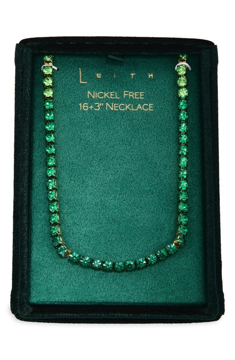 Crystal Tennis Necklace