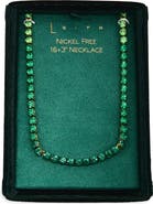 Leith Crystal Tennis Necklace