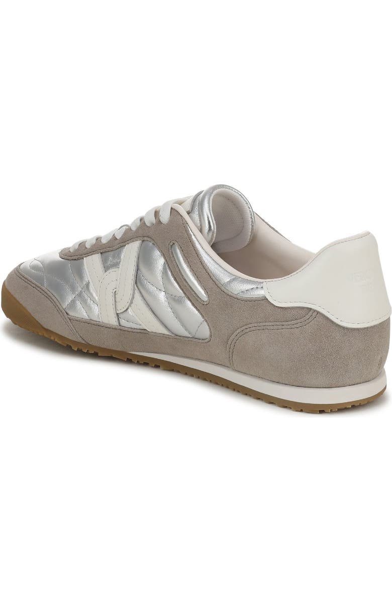 Veronica Beard Natalia Sneaker, Alternate, color, Silver/ Grey Suede