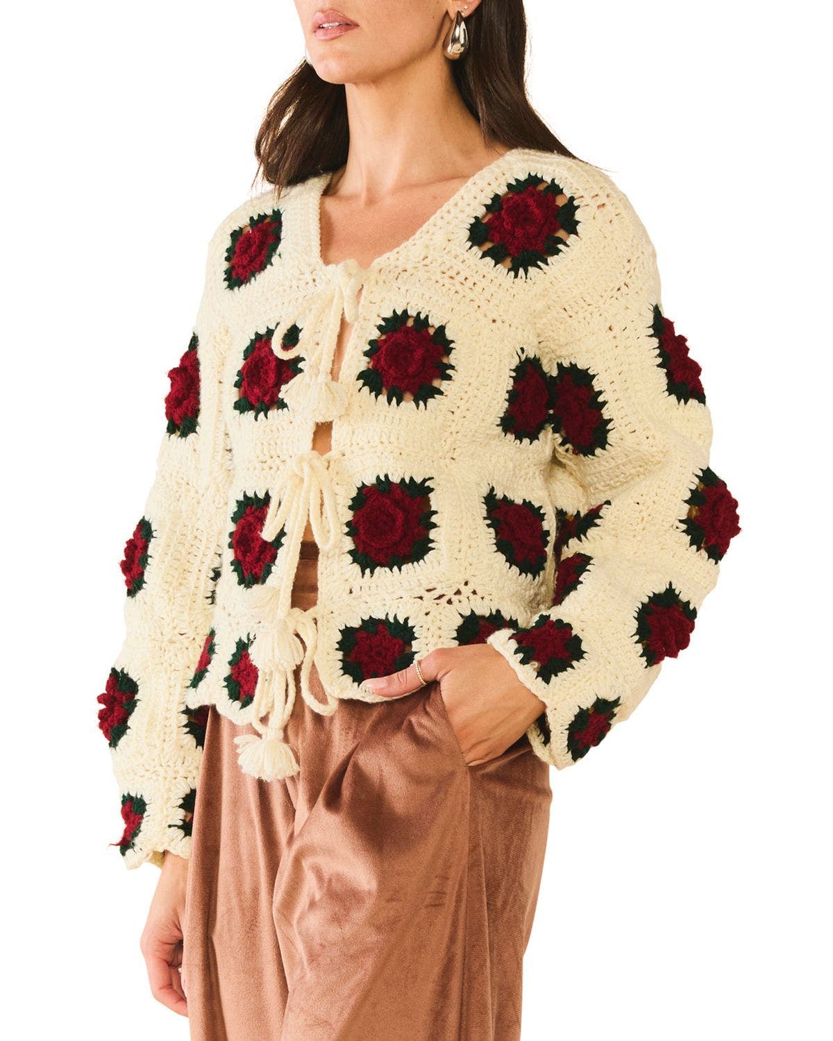 Round Top Sweater Jacket - image 2