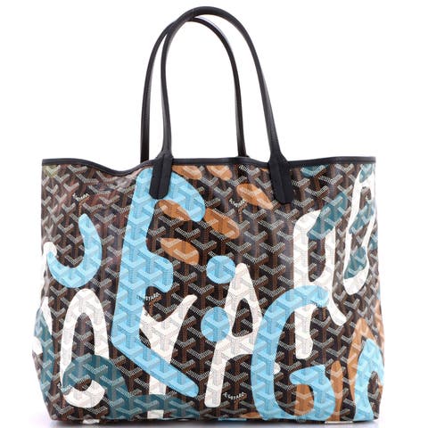 Saint Louis Tote Lettres Camouflage Coated Canvas PM