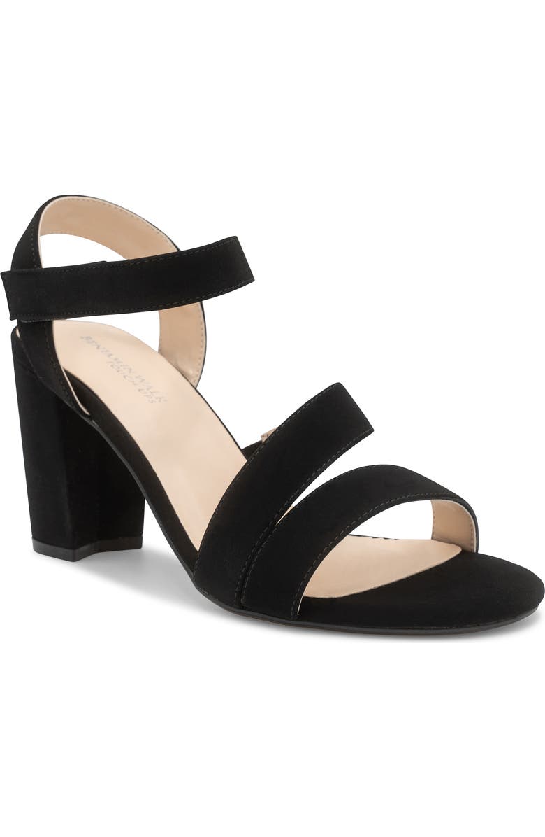 Touch Ups Lucille Ankle Strap Sandal, Main, color, Black