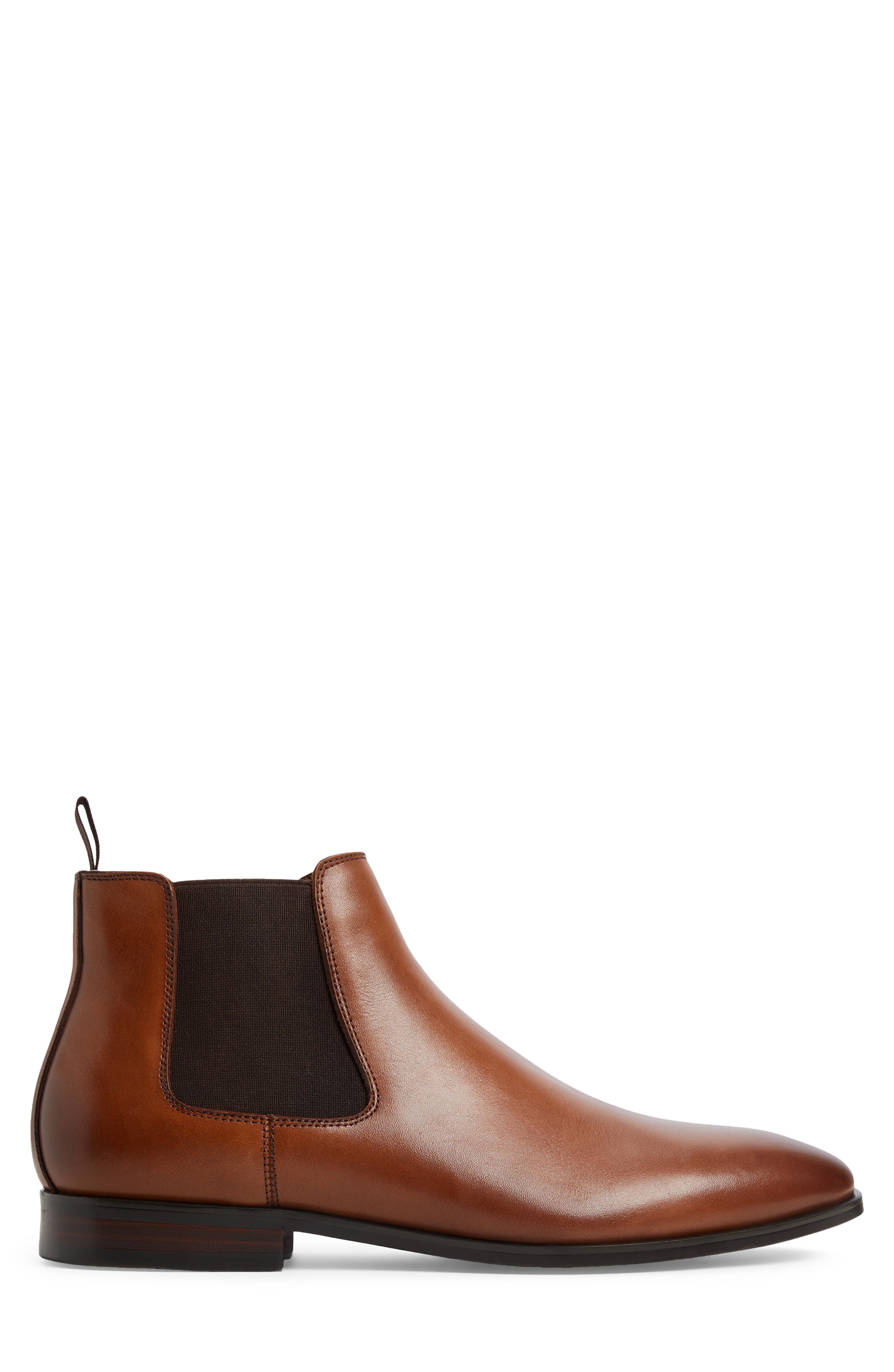 Sosa Leather Chelsea Boot, Alternate, color, COGNAC