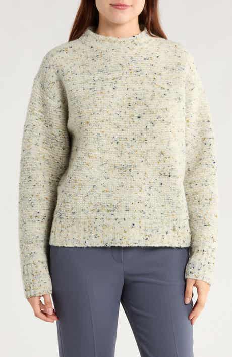 Theory Boxy Merino Wool Blend Sweater