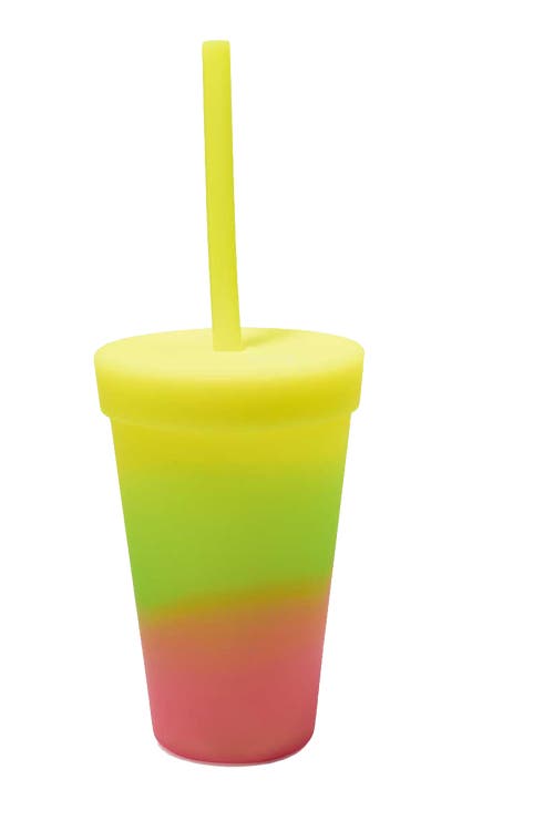 Silipint Silicone Straw Tumbler In Multi